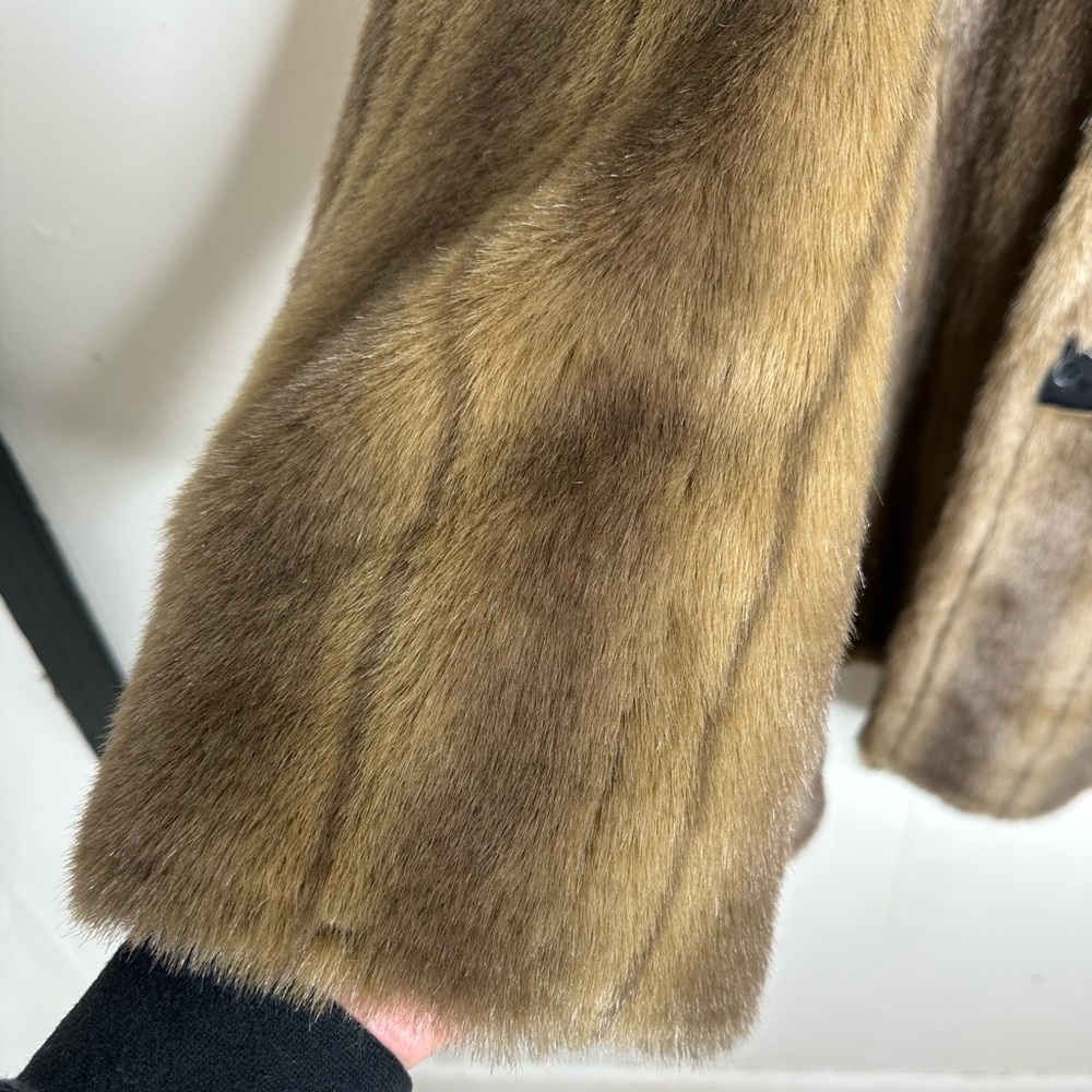 Vintage Faux Fur Coat reversible - Picture 6 of 16